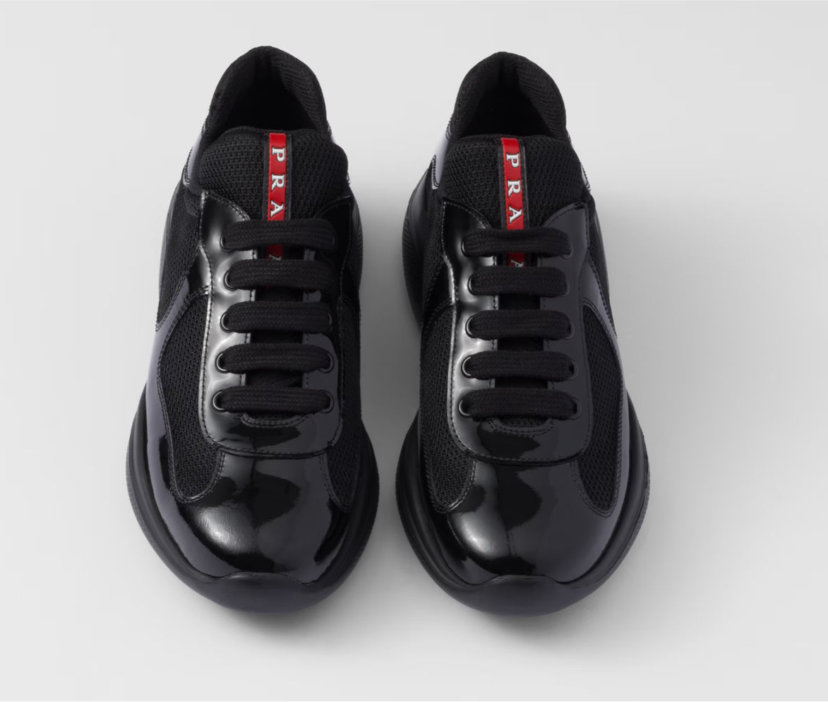 Prada America's Cup biker fabric sneakers
