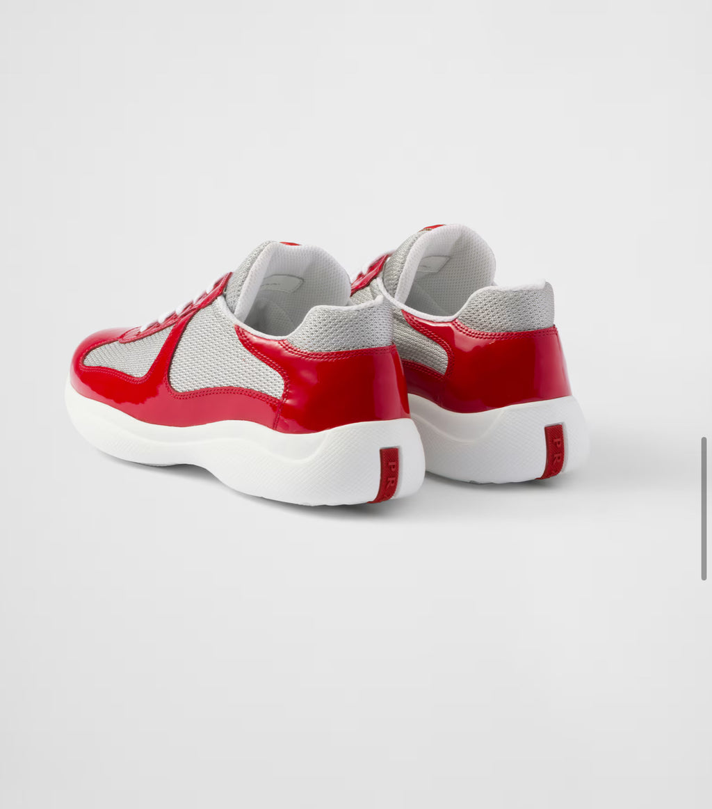 Prada America's Cup biker fabric sneakers