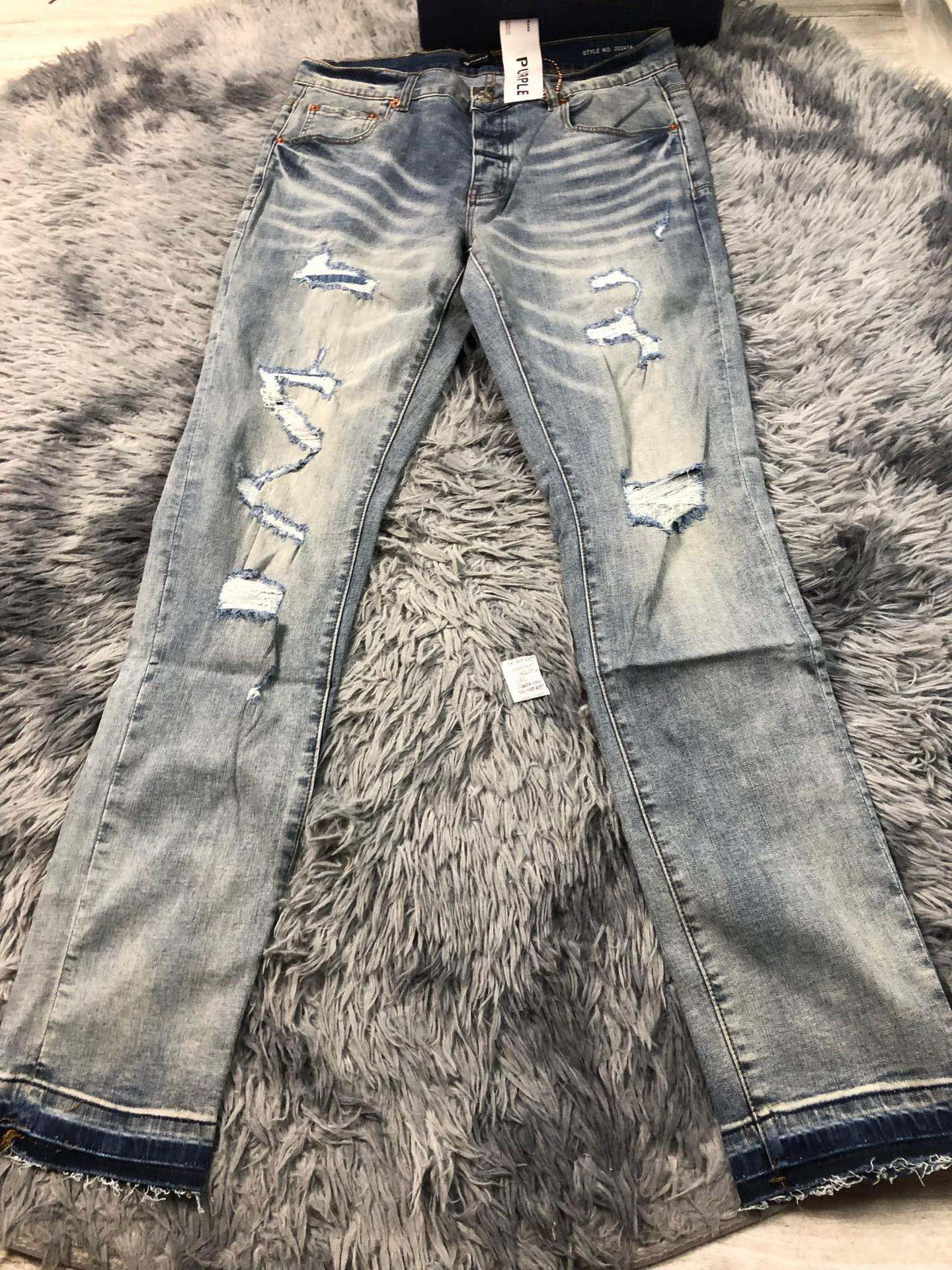 Purple Slim Fit Jeans