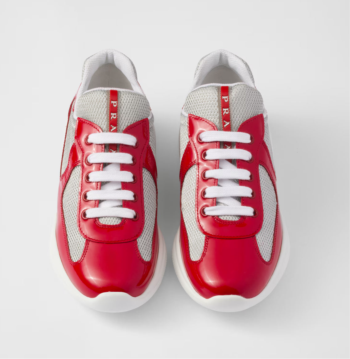 Prada America's Cup biker fabric sneakers