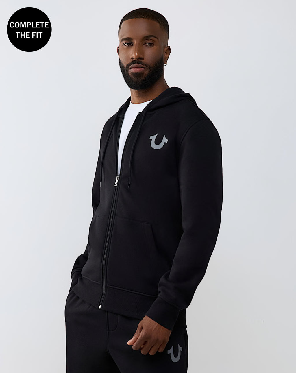 True Stitch Logo Zip Hoodie