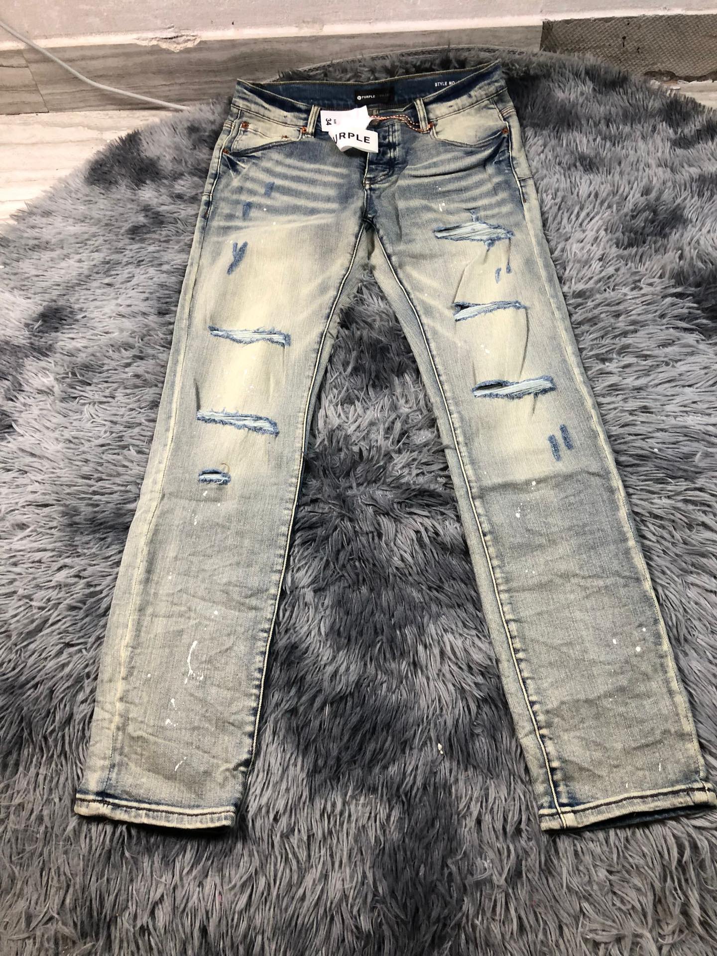 Purple Slim Fit Jeans