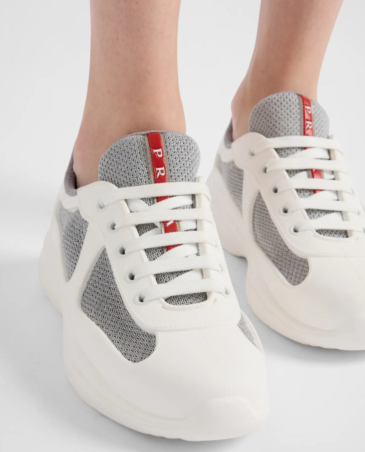 Prada America's Cup biker fabric sneakers