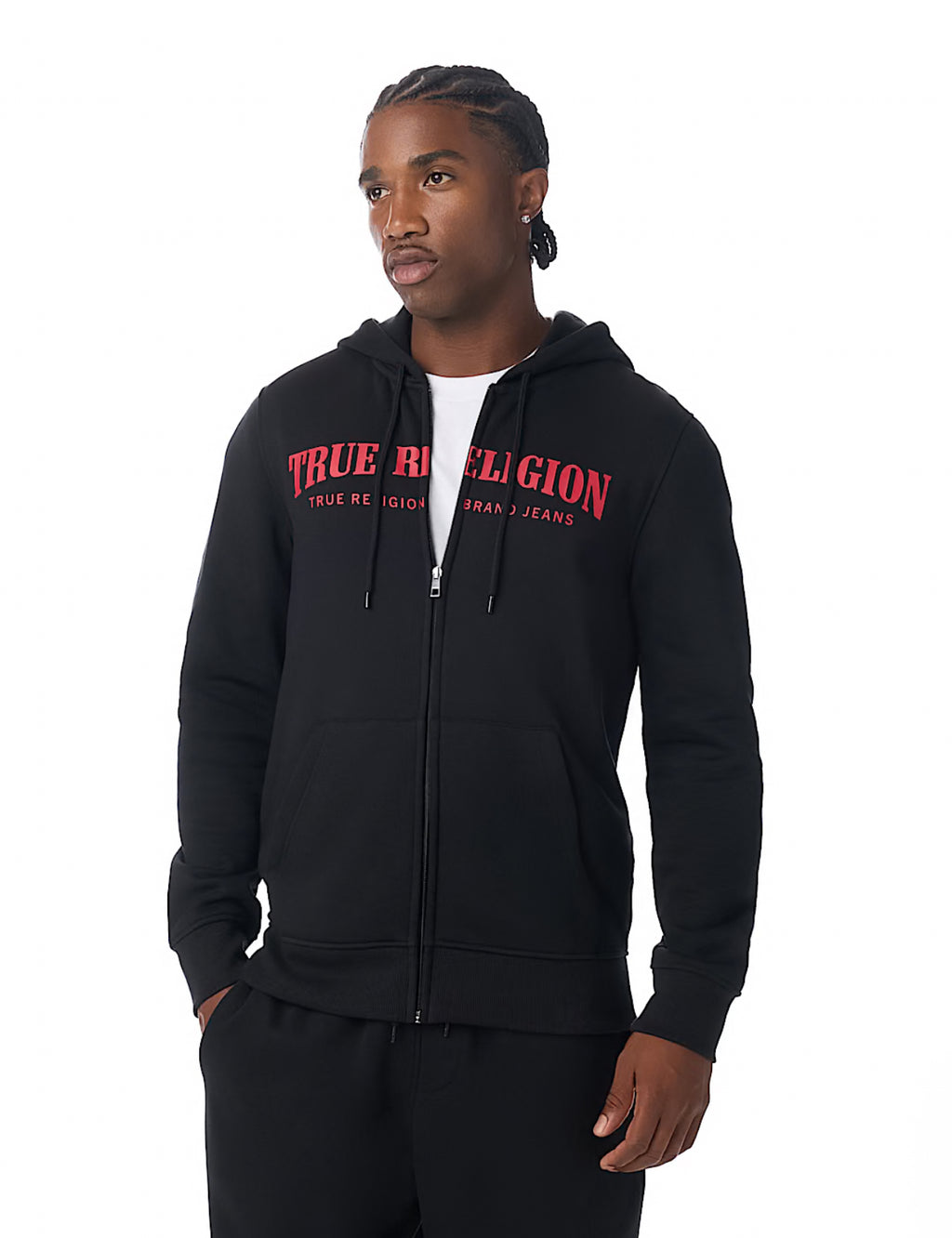 True Stitch Logo Zip Hoodie