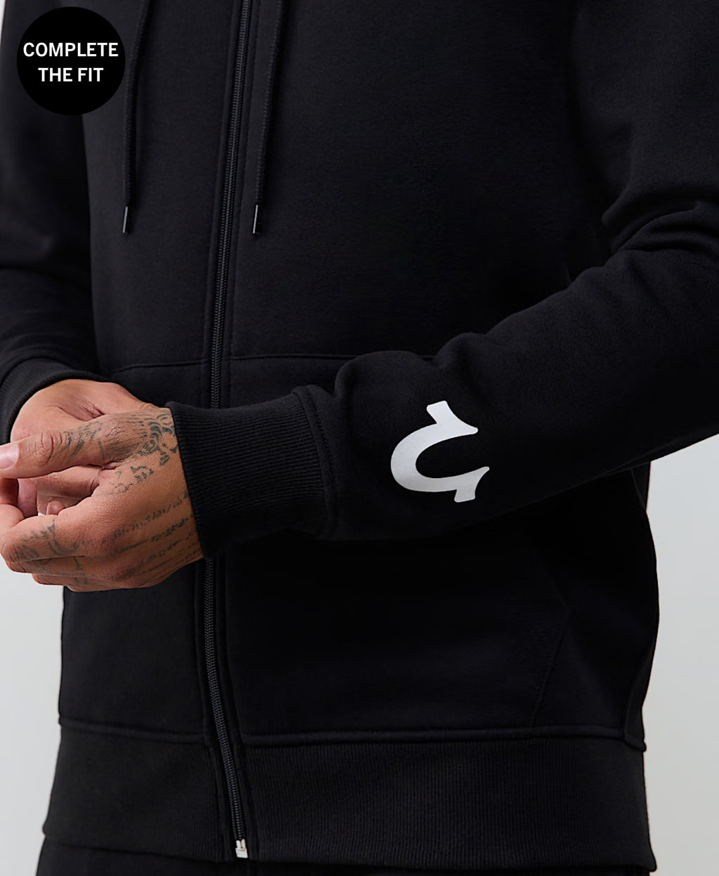 World Tour Rhinestone Zip Hoodie