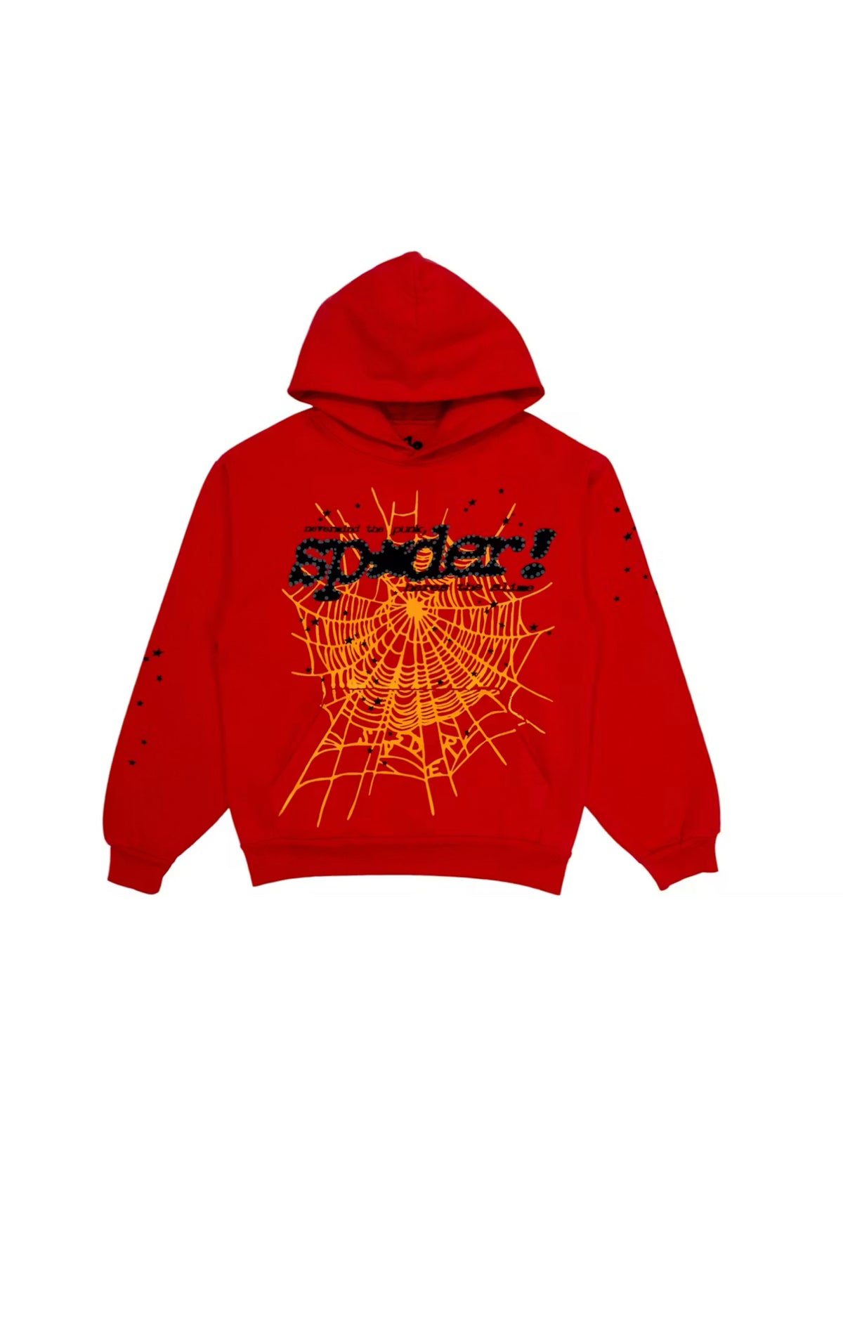 Sp5der Pink V2 Hoodie red
