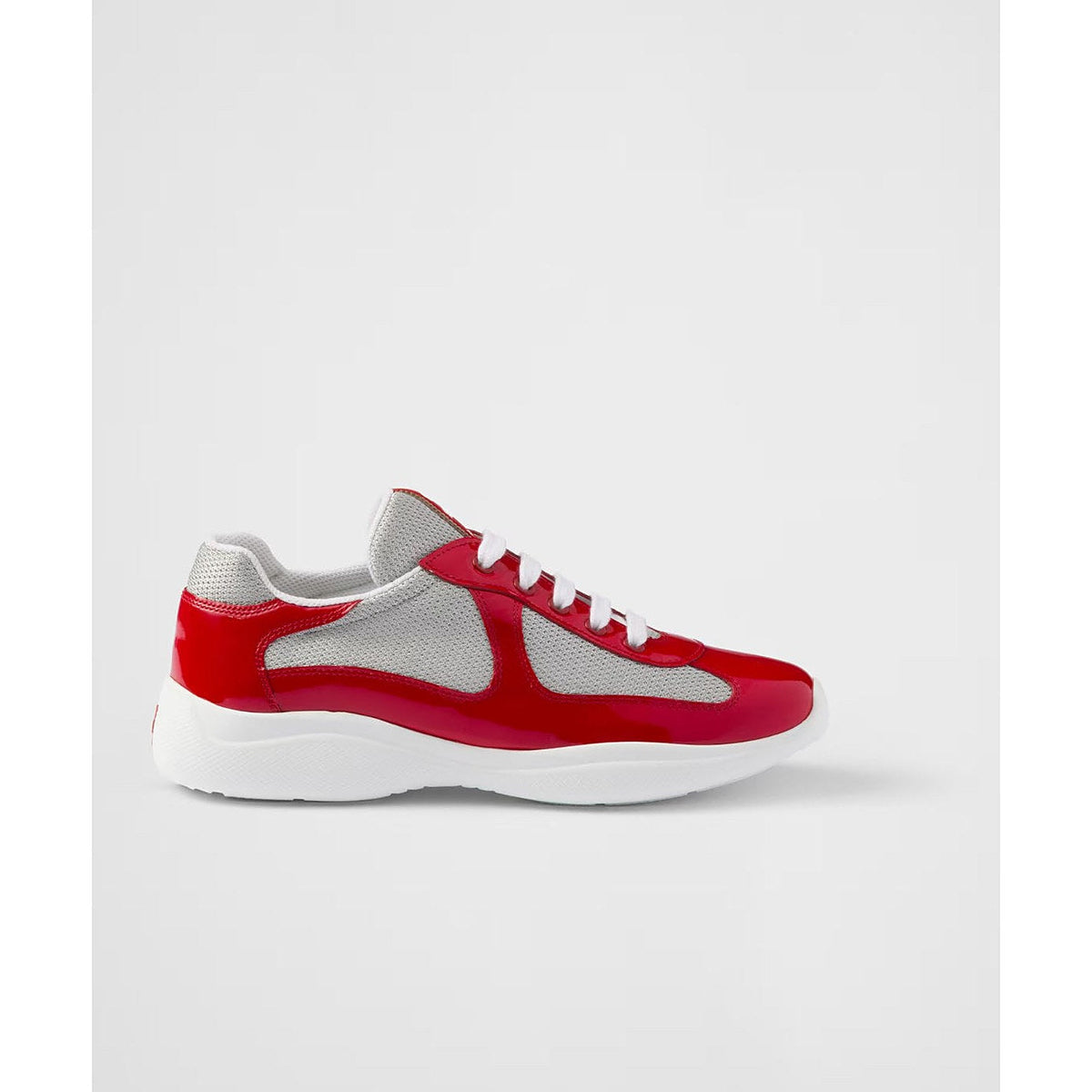 Prada America's Cup biker fabric sneakers - Red