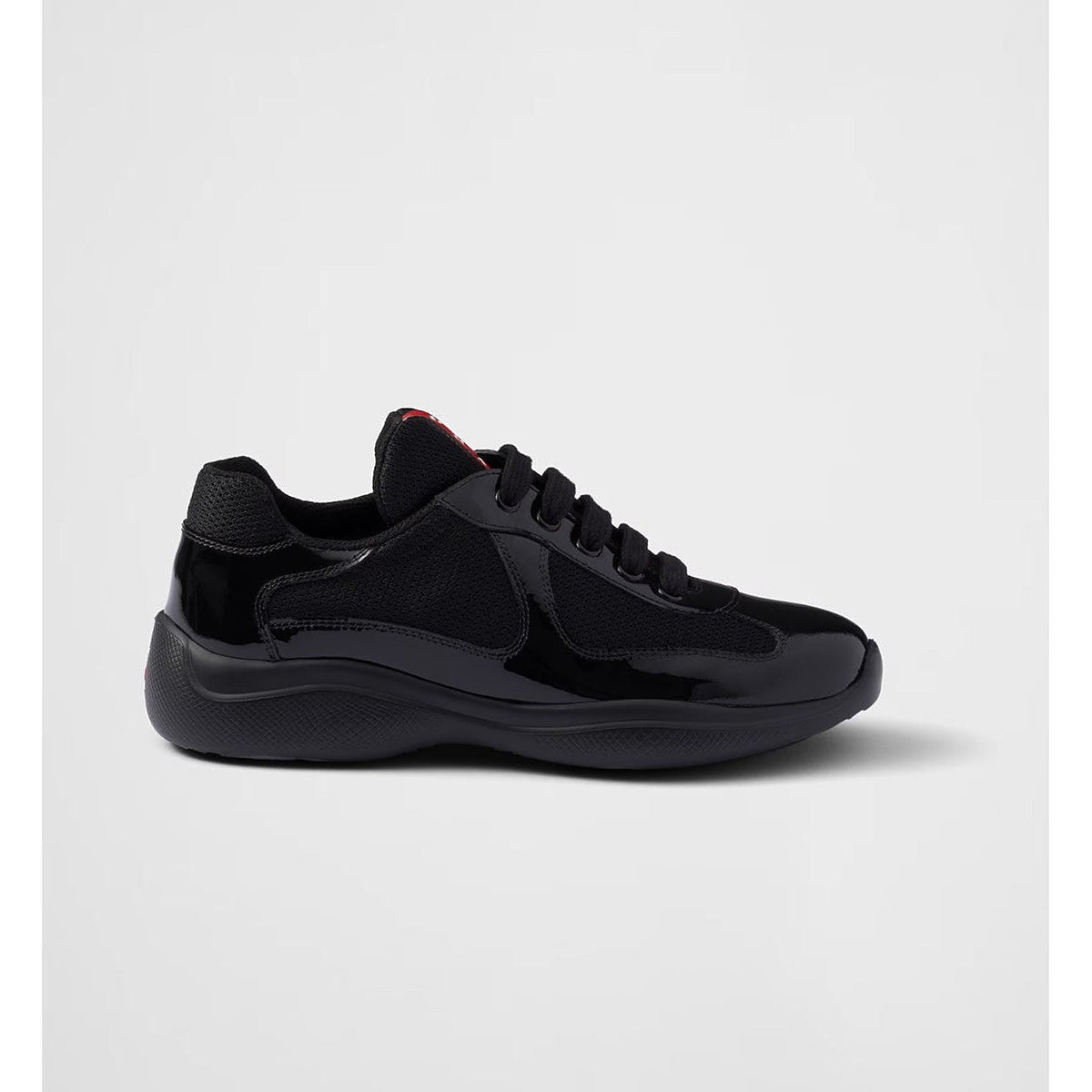 Prada America's Cup biker fabric sneakers - Black