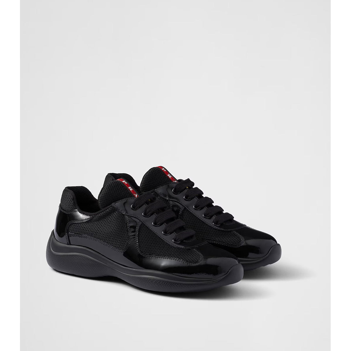 Prada America's Cup biker fabric sneakers - Black