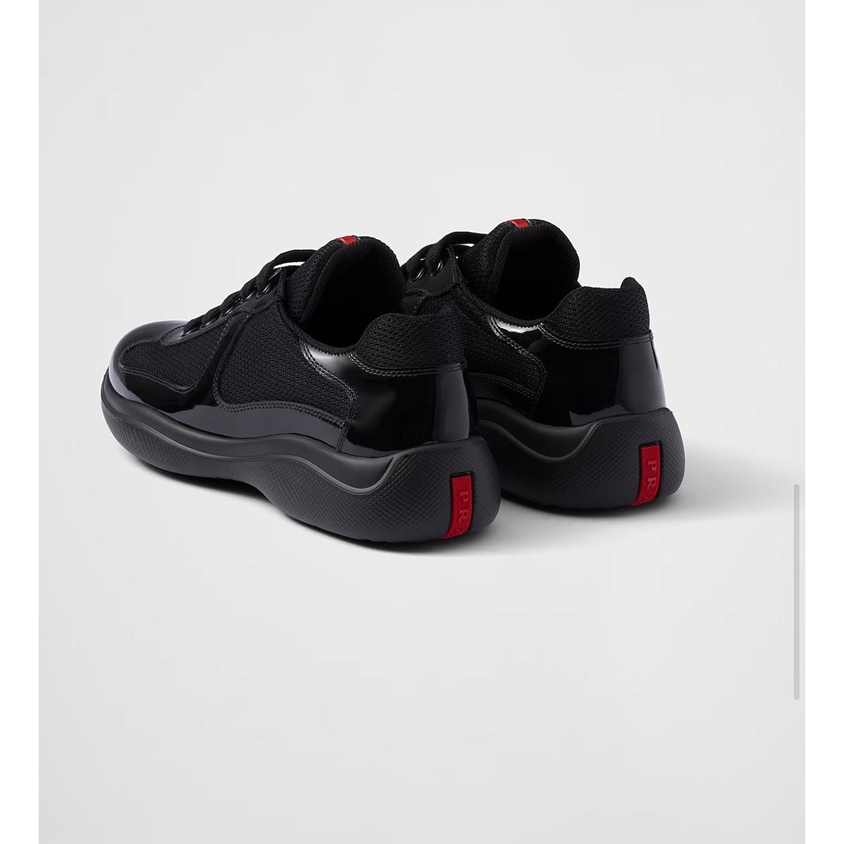 Prada America's Cup biker fabric sneakers - Black