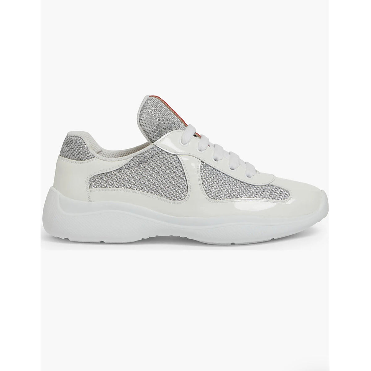 Prada America's Cup biker fabric sneakers - Clear