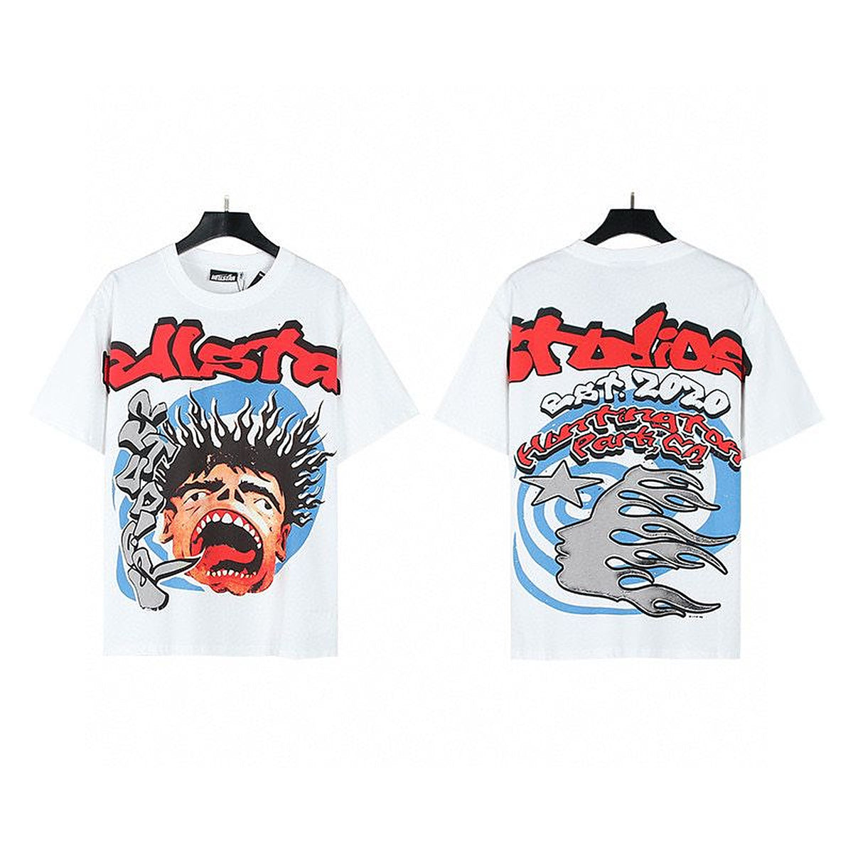 Hellstar Studios Screaming Face Tee - White