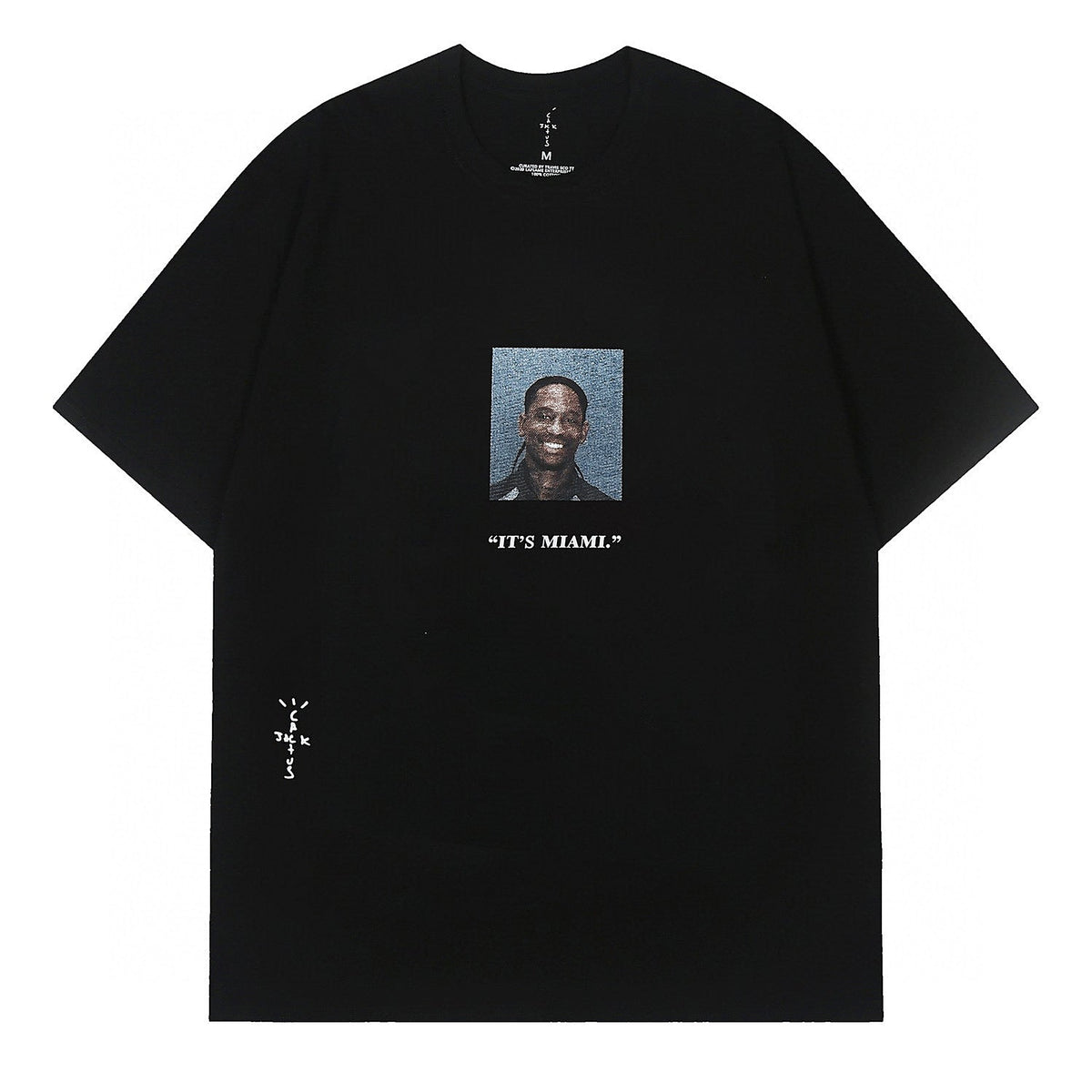 Cactus Jack It's Miami Portrait Tee - Black