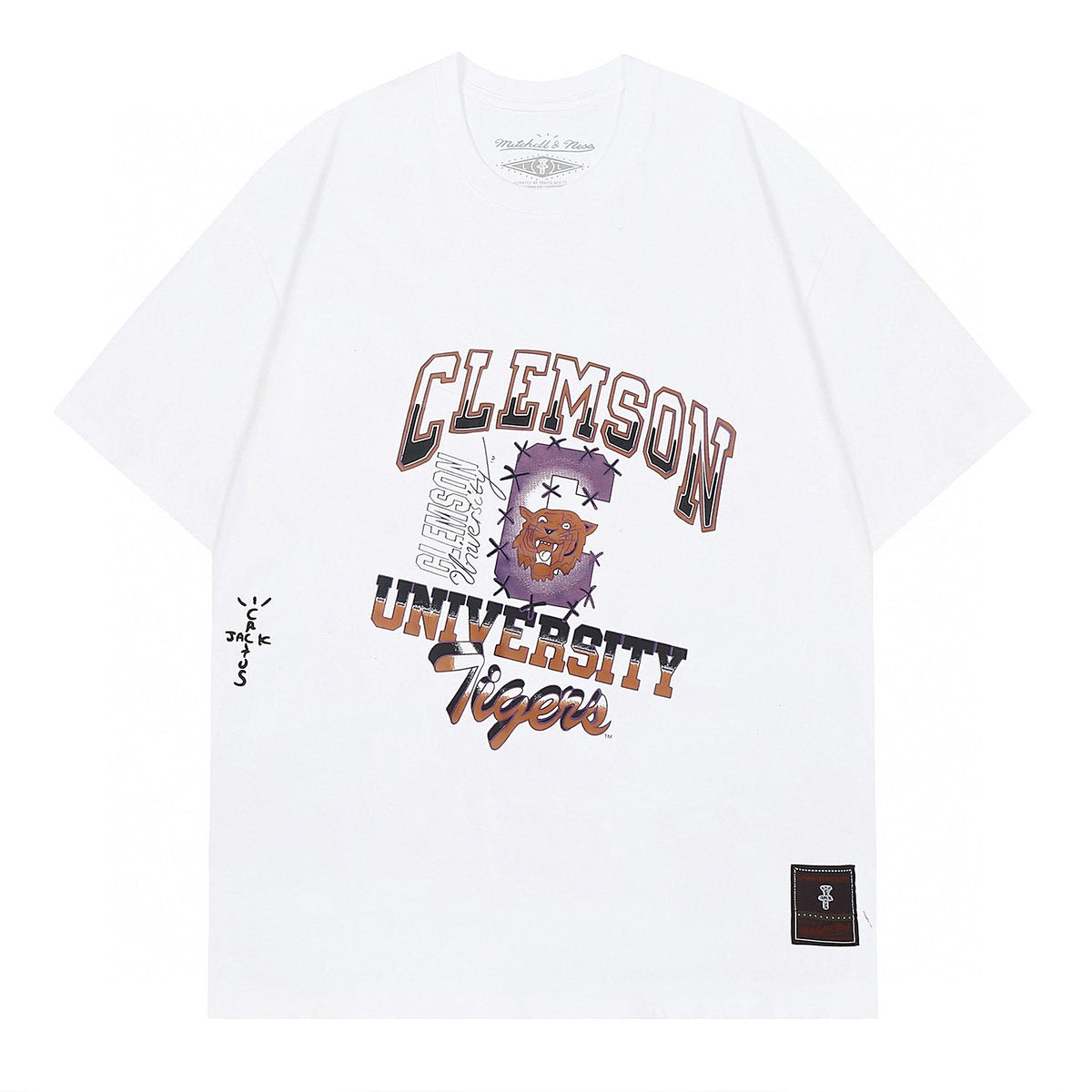 Cactus Jack Clemson Tigers Tee - White
