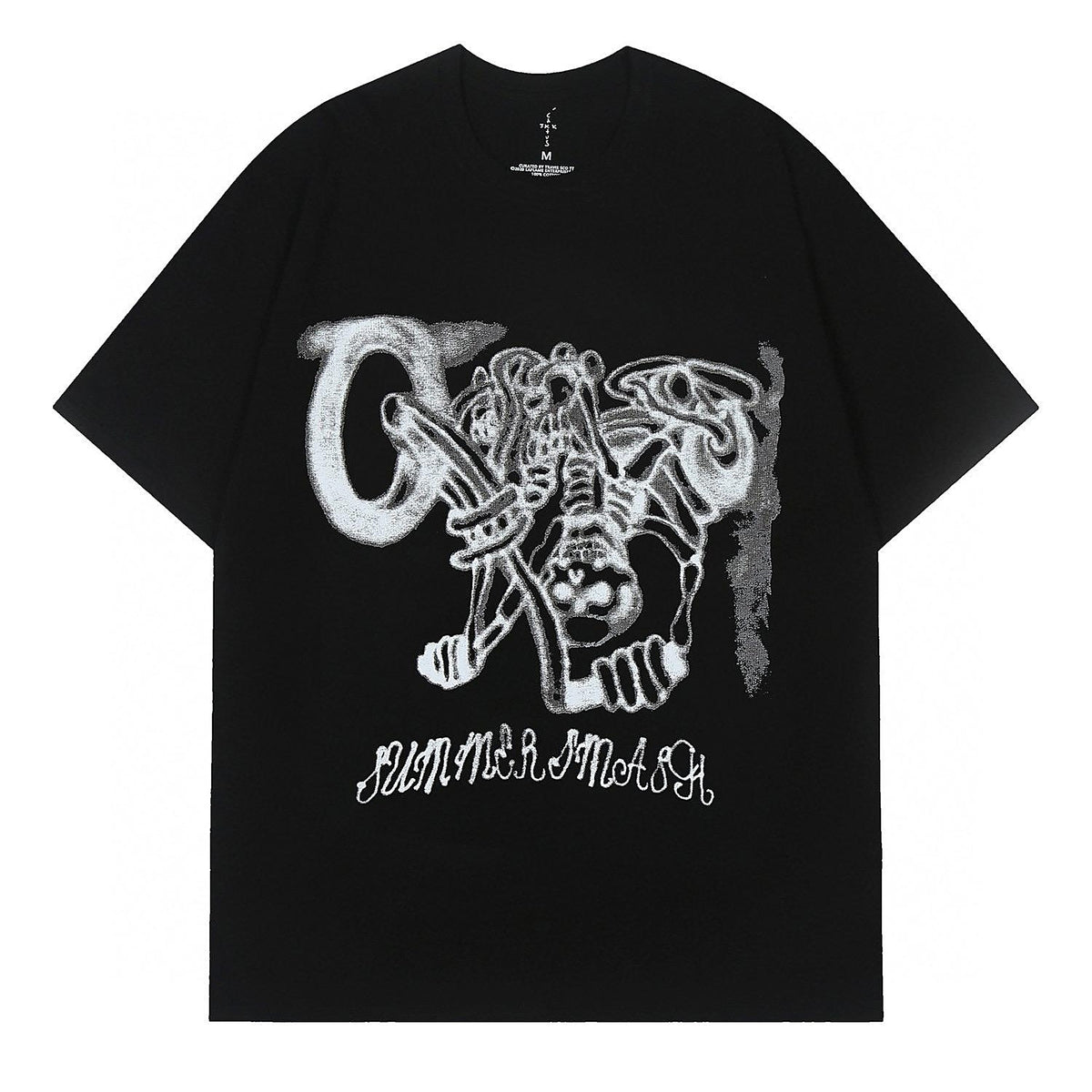 Cactus Jack Summer Smash Skeleton T-Shirt - Black