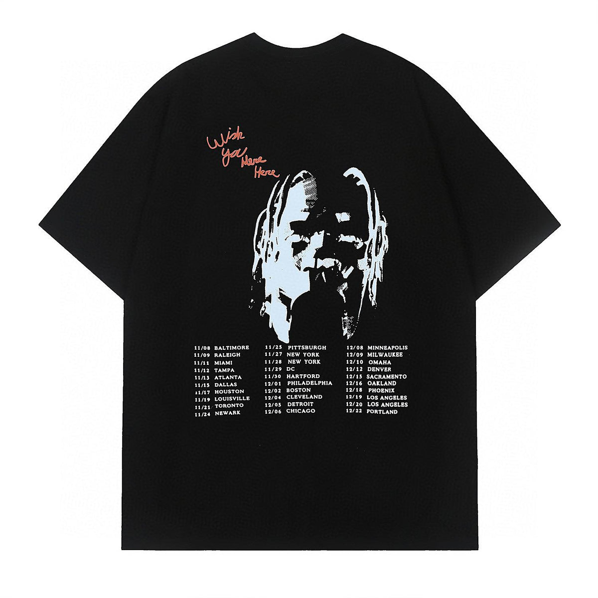 Cactus Jack Astroworld Tour T-Shirt - Black