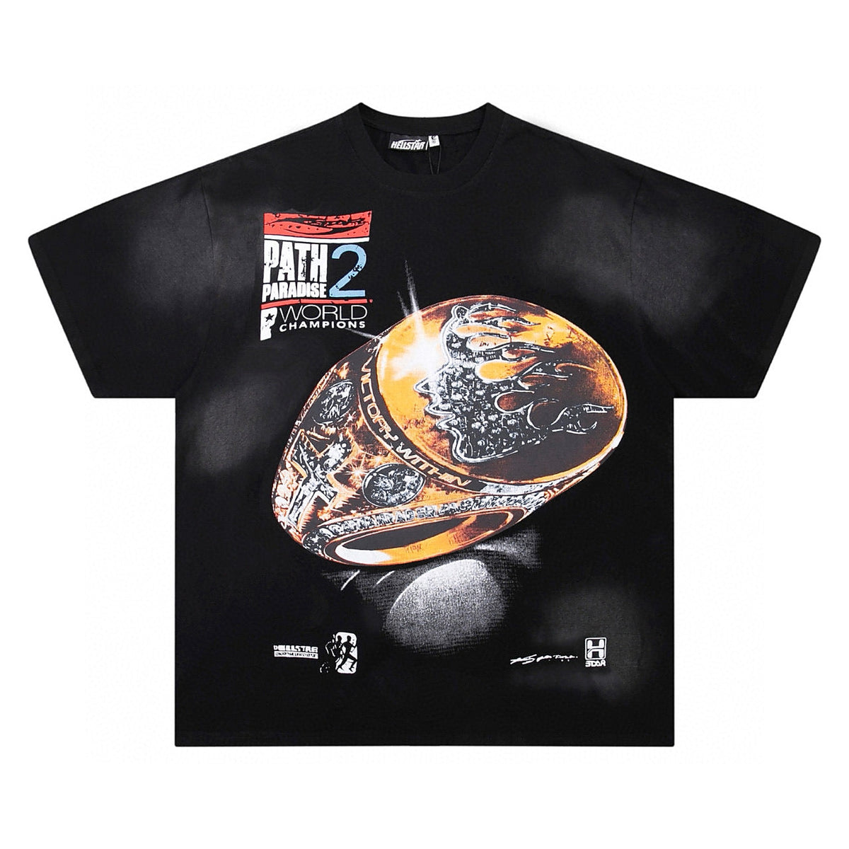 Hellstar Path 2 Paradise Championship Ring Tee - Black