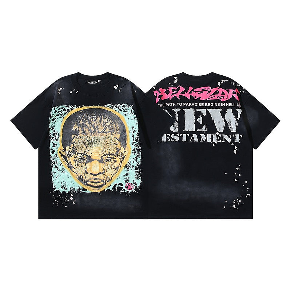 Hellstar New Testament Graphic Tee - Black