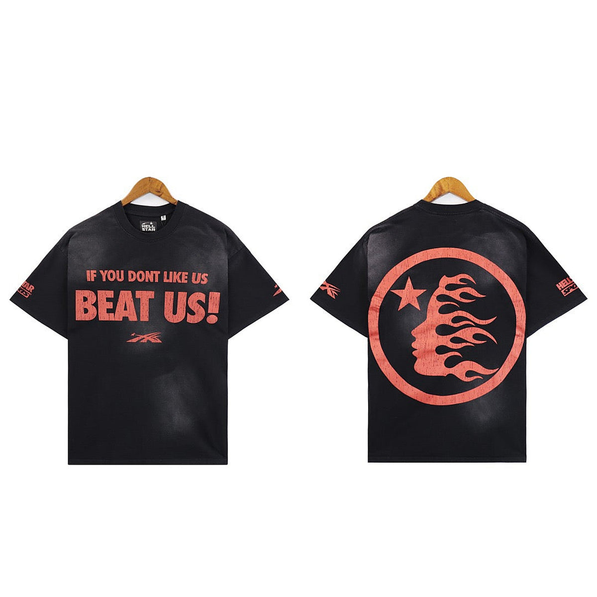 Hellstar Beat Us Graphic Tee - Black