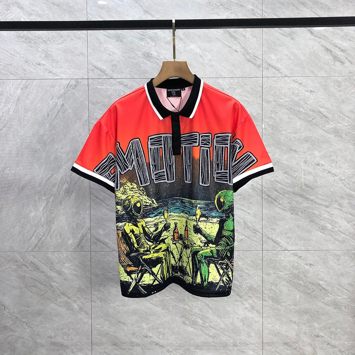 Motion Beach Polo Shirt - Red