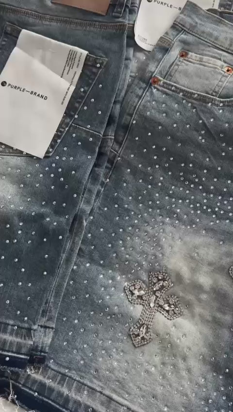 Purple Slim Fit Jeans