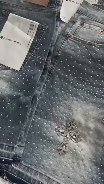 Purple Slim Fit Jeans