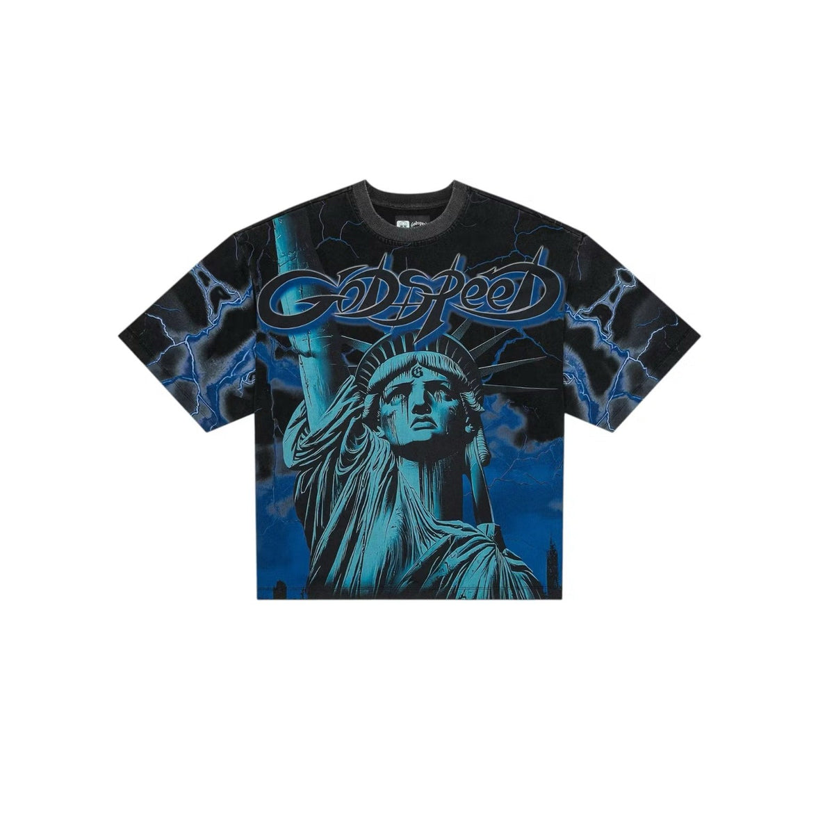 Godspeed Voltage Tee - Lightning (Blue)