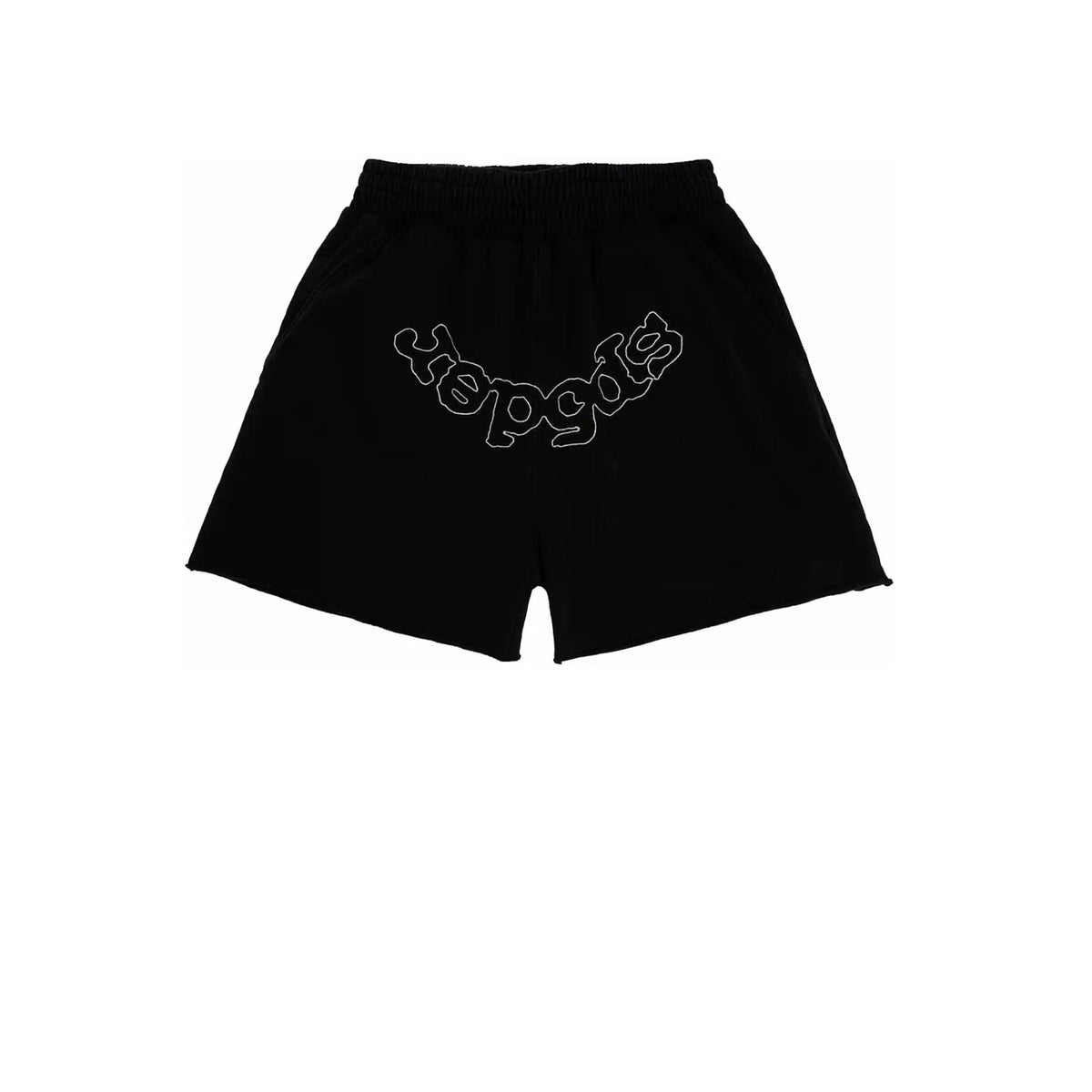 Sp5der OG Web V2 Phantom Sweatshorts - Black Outline