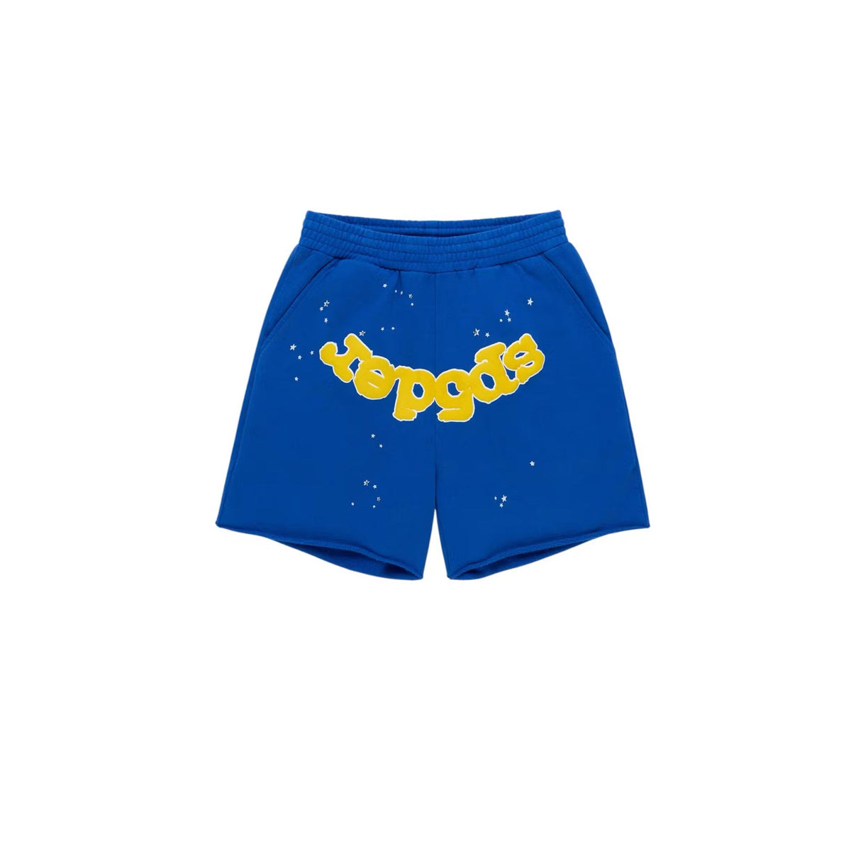 Sp5der OG Logo Sweatshorts - Blue