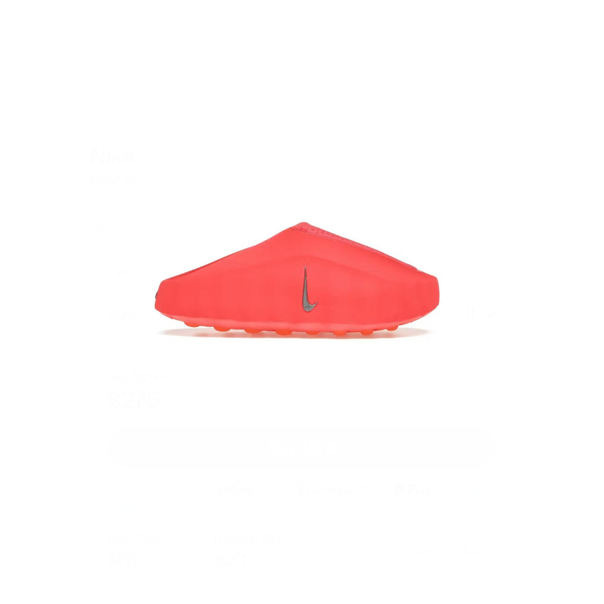 Nike Mind 001 Slide - Bright Red