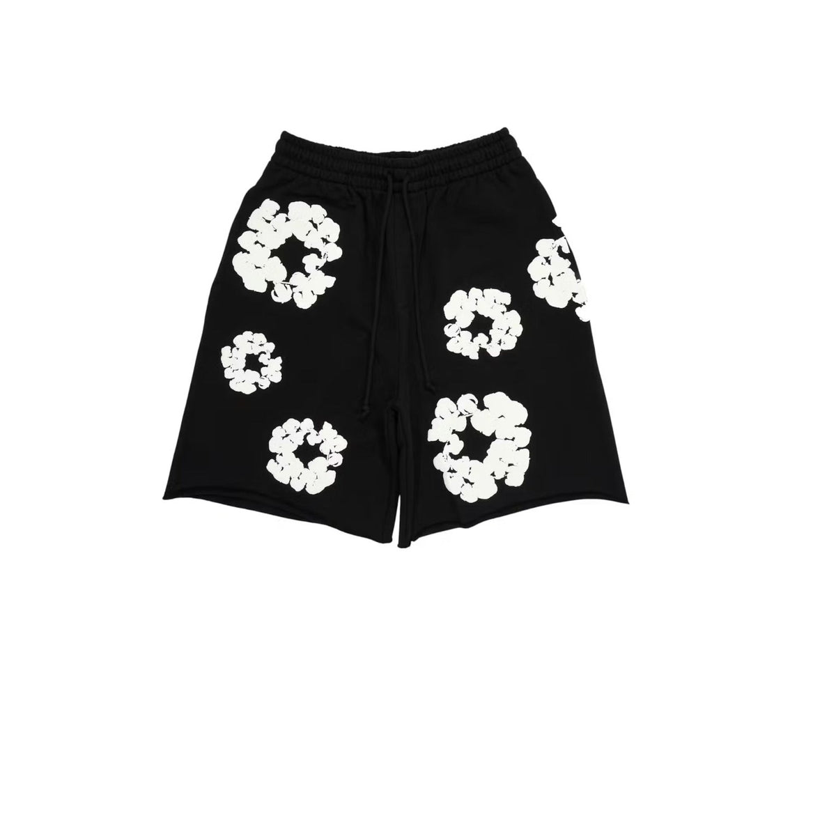 Denim Tears Cotton Wreath Sweatshorts - Black