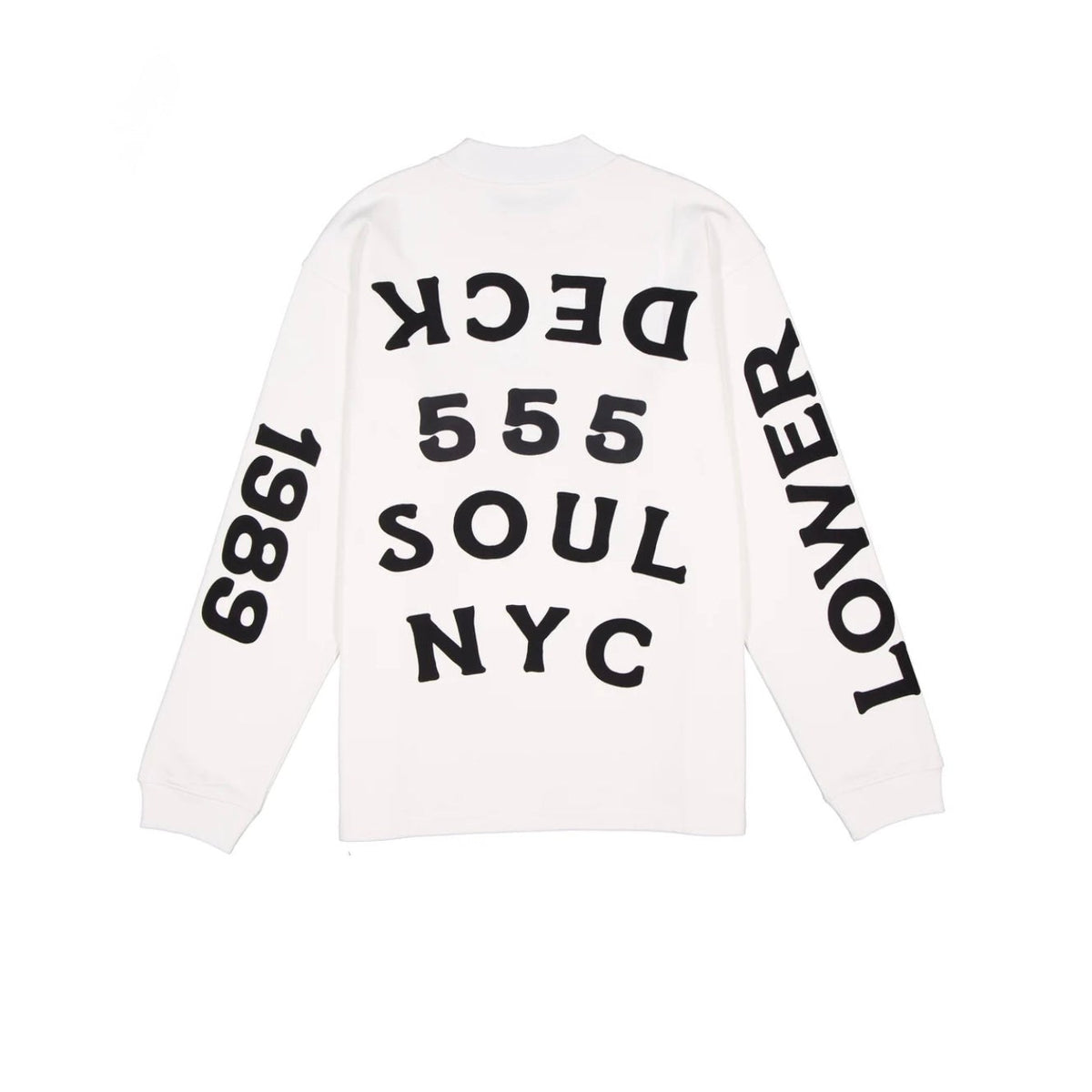 Lower Deck 555 Soul NYC Crewneck - White