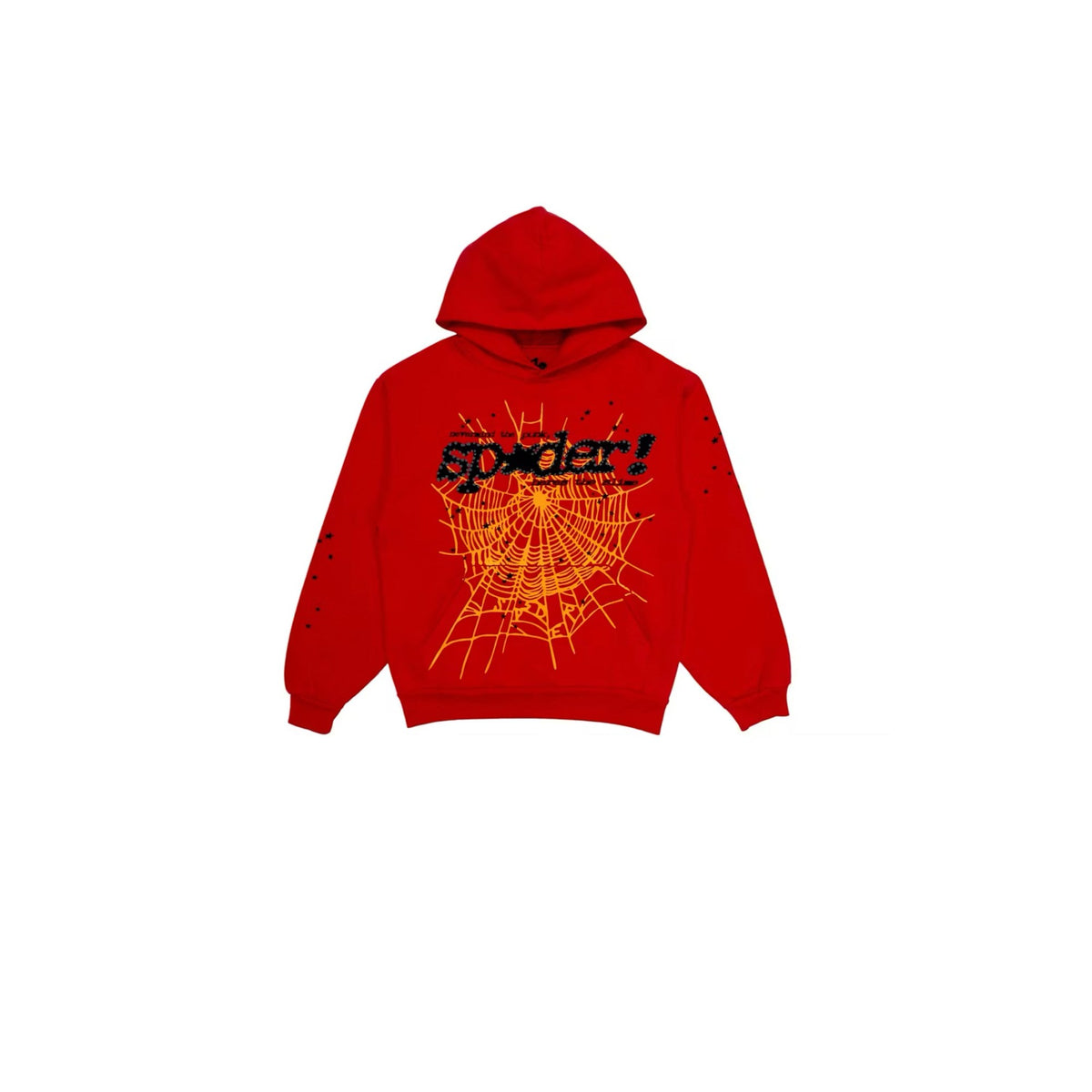 Sp5der Pink V2 Hoodie Red