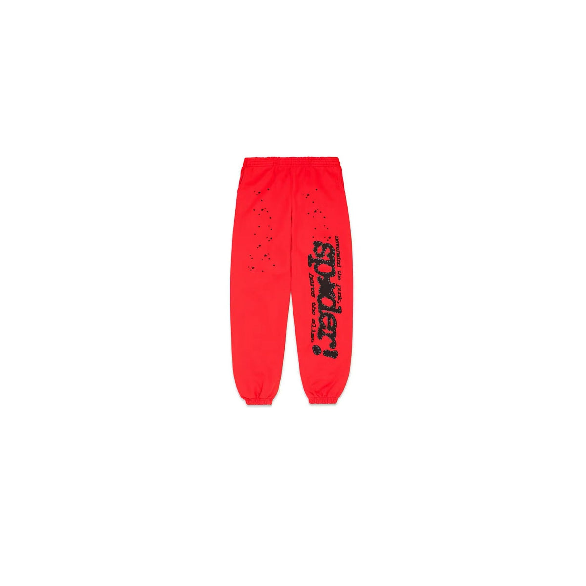 Sp5der Pink V2 Sweatpants - Red
