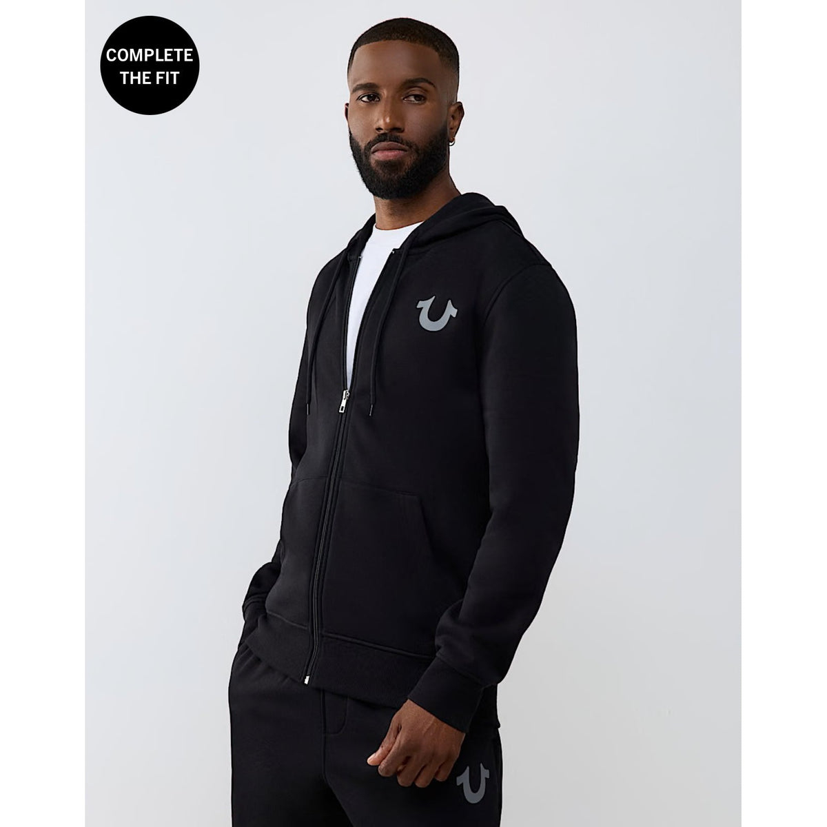 True Stitch Logo Zip Hoodie
