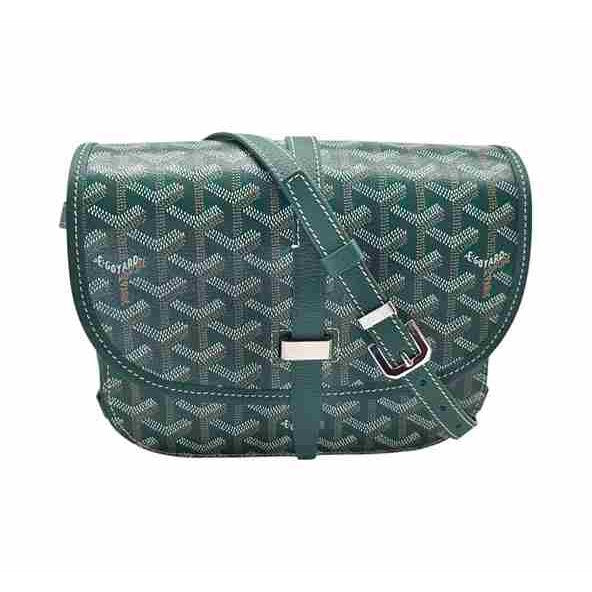 Goyard Belvedere Crossbody Bag - Green Chevron