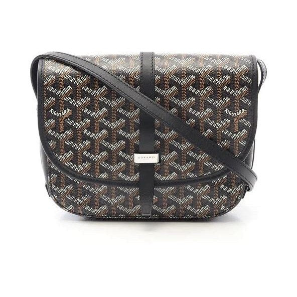 Goyard Belvedere Crossbody Bag - Black Chevron
