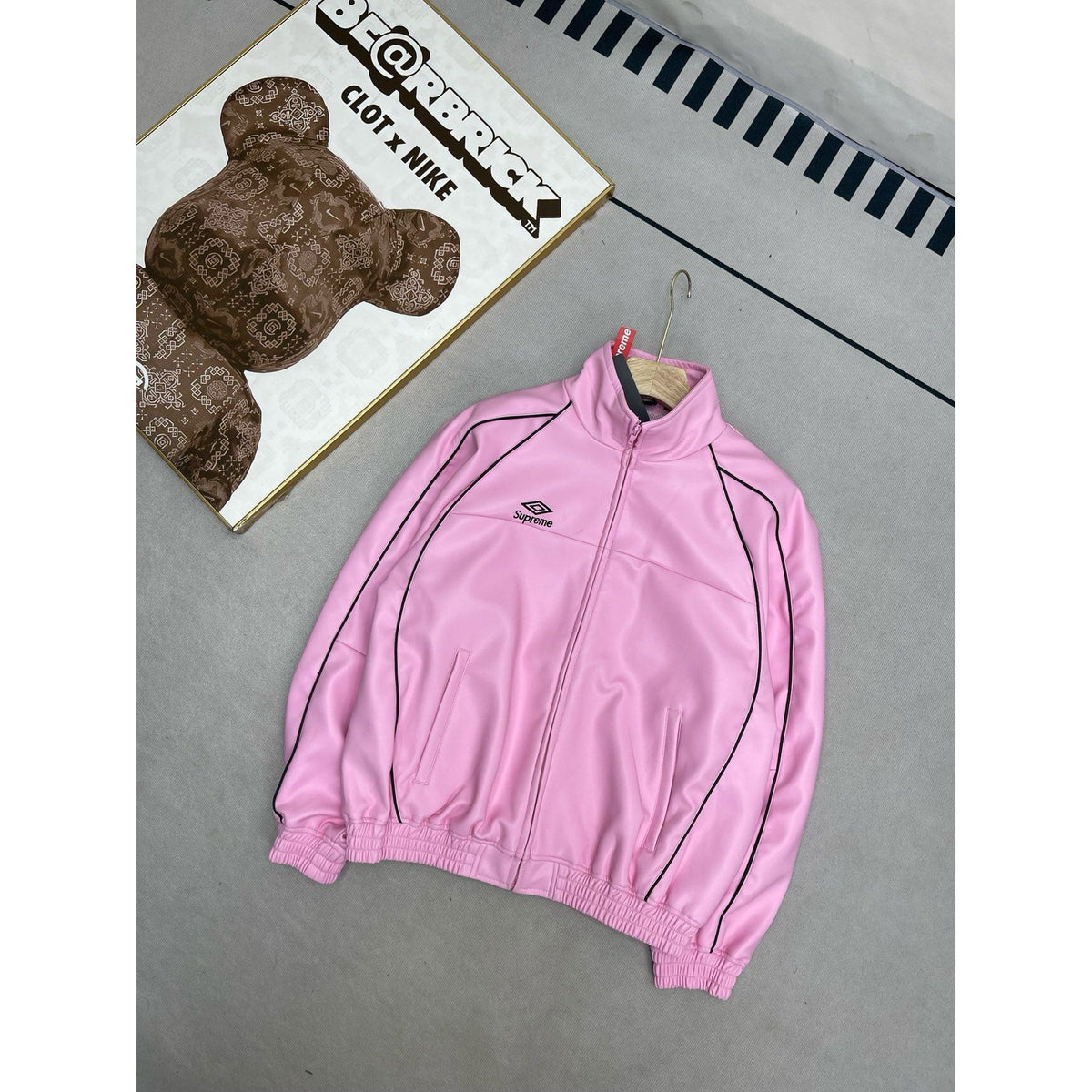 Supreme x Umbro Track Jacket Pink